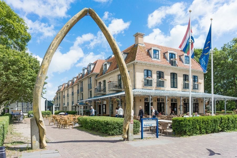 Centrum van Schiermonnikoog: plaats, dorp