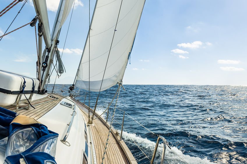 Varen met zeilboot